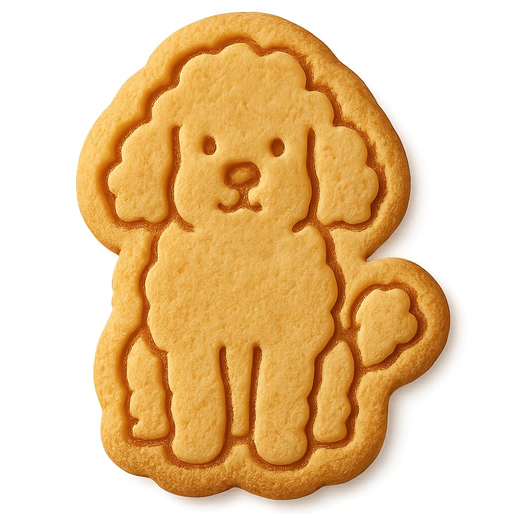 Fluffy Poodle Cookie Cutter 413 Design - 3.2x4" Creative Baking Fun