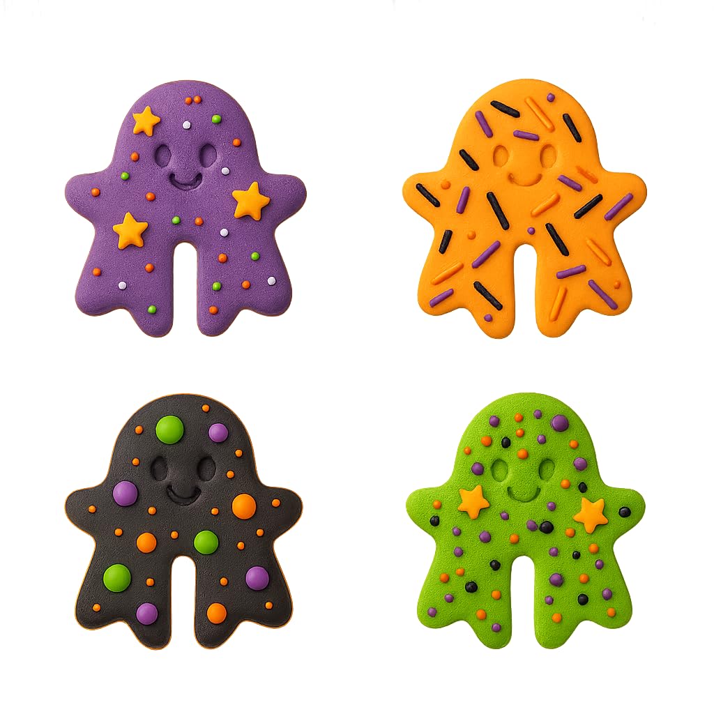 Spooky Mug Hugger Ghost Cookie Cutter & Stamp 4x3.7" for Baking & Fondant Clay