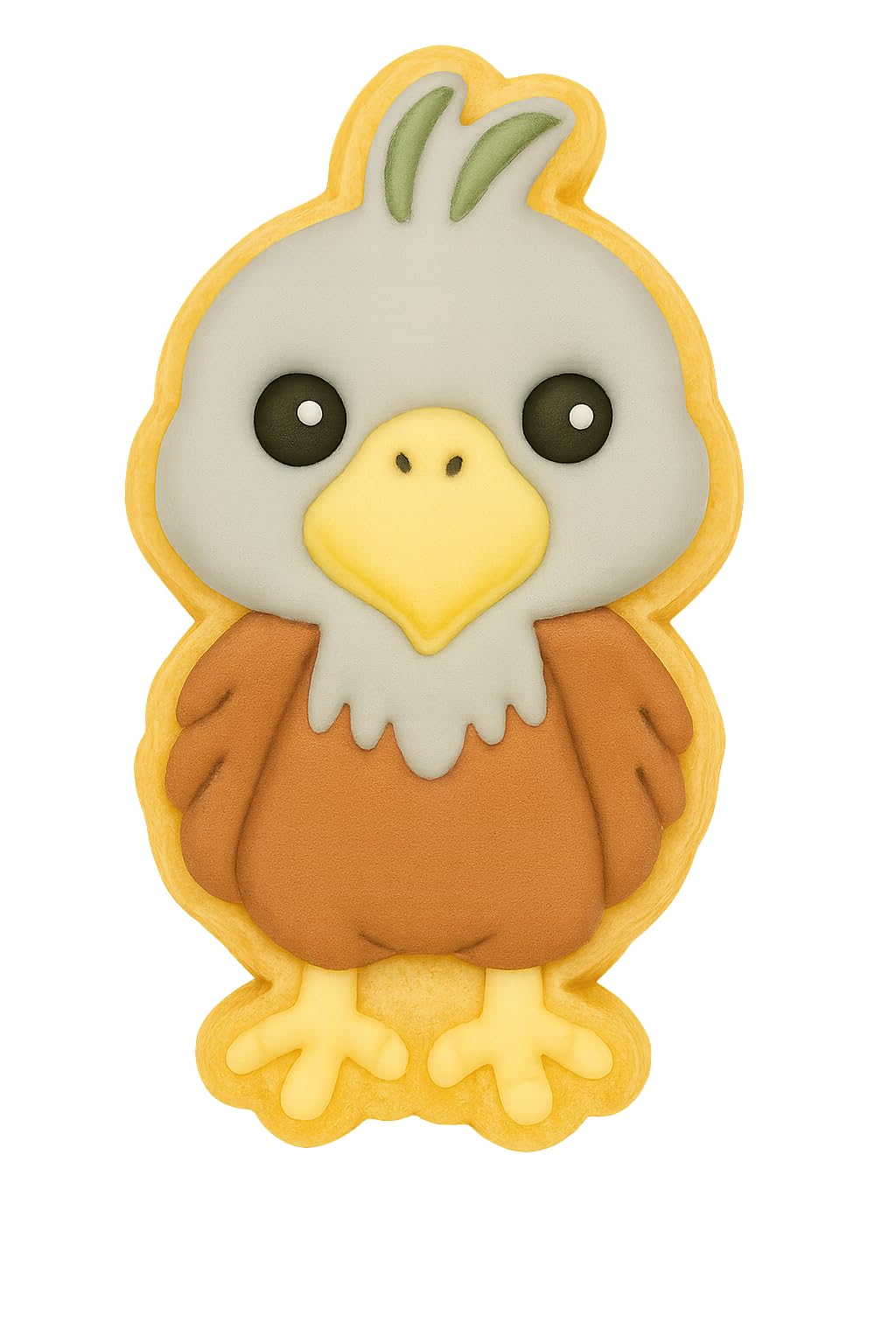 Cute Kawaii Shoebill Bird Cookie Cutter - 4x2.2" Creative Party Design
