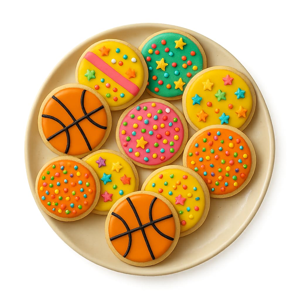 Detailed Basketball Cookie Cutter (2 to 8 inches) - Perfect for Sports-Themed Parties and Crafts