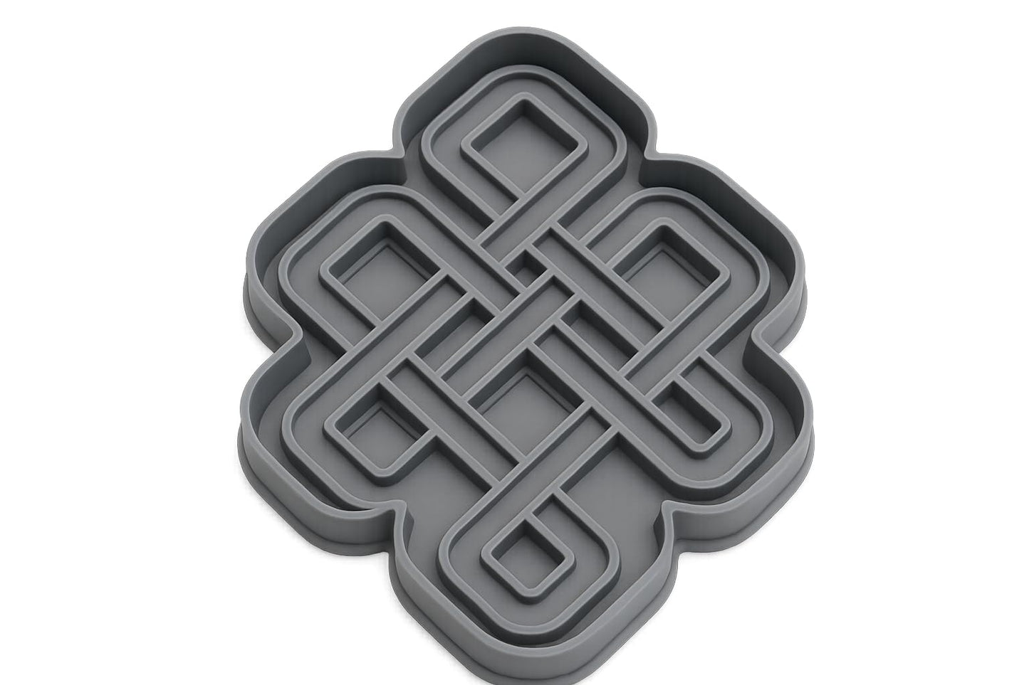 Eternal Knot Cookie Cutter - 4x3.4" Premium Kitchen Baking Design
