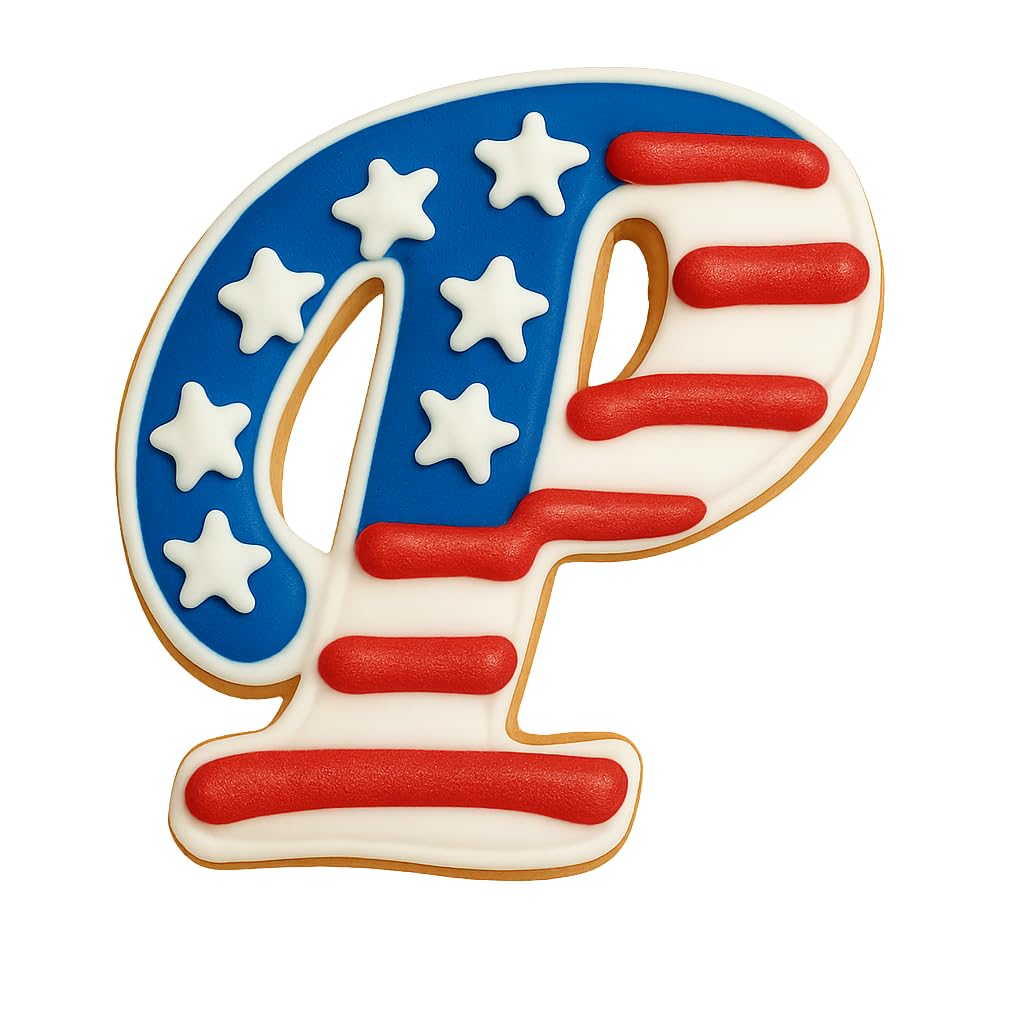 Cursive Letter P Cookie Cutter