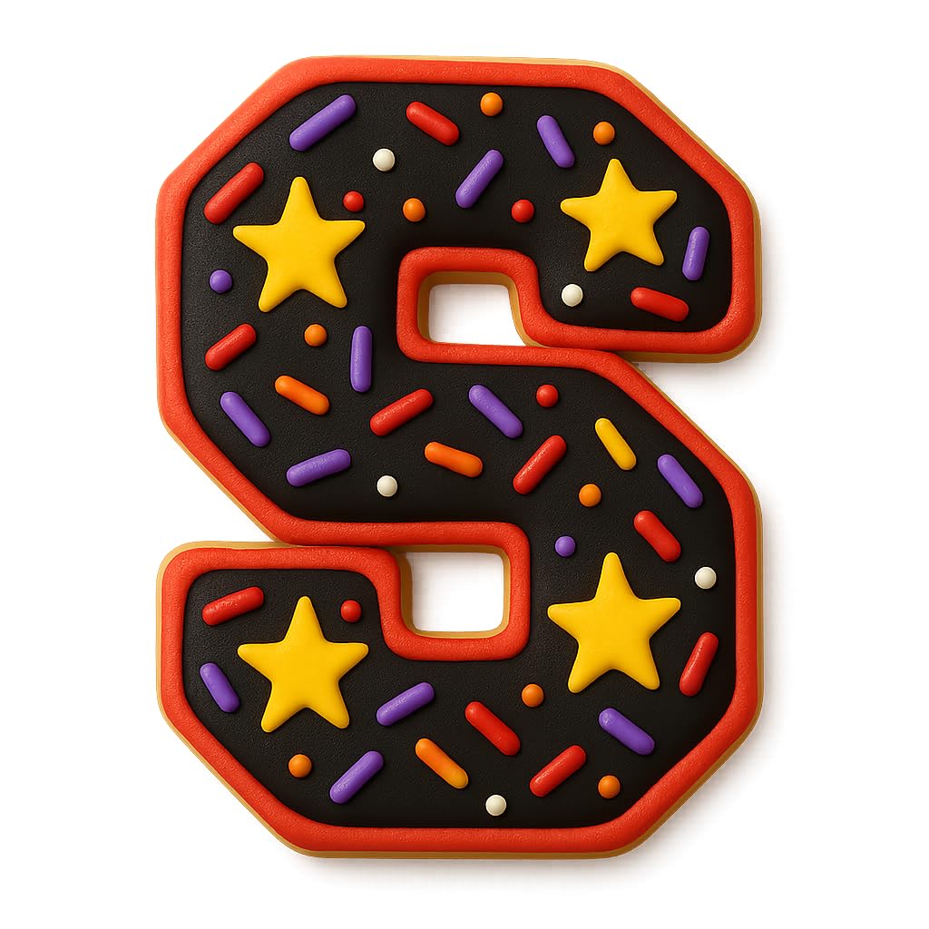 Mighty Gadget 4 inches Varsity Letters Cookie Cutters
