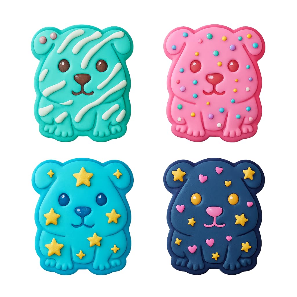 Mighty Gadget Guinea Pig Cookie Cutter & Stamp - 4x3.5" Adorable Pet Design for Animal Lovers (Random Color)