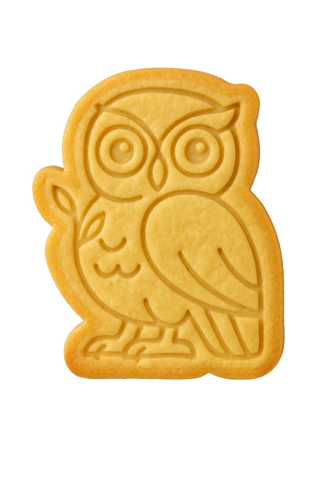 Athena's Owl Cookie Cutter - 4x3.12" Premium Baking Design Kitchen Tool