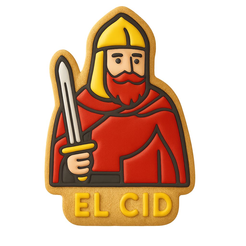 El Cid Warrior Cookie Cutter - 4x2.89" Premium Heroic Design Baking Tool