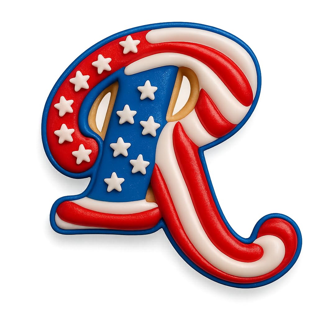 Fancy Cursive Letter Cookie Cutter - 4" Tall Alphabet Baking Mold (Random Color)