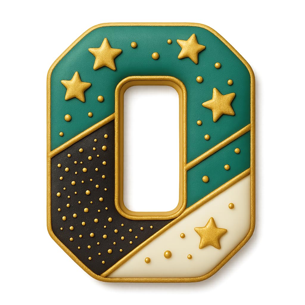 Mighty Gadget 3 inches Varsity Letters Cookie Cutters