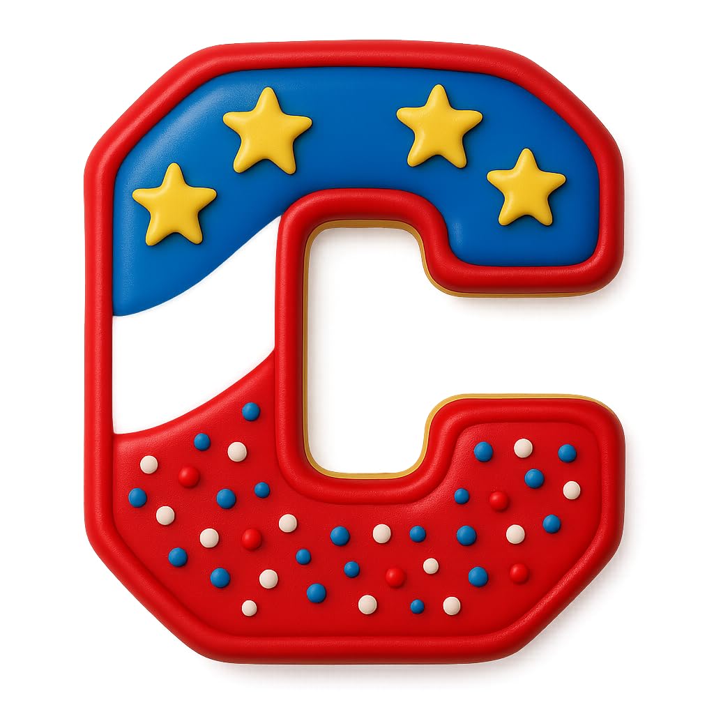 Mighty Gadget 3 inches Varsity Letters Cookie Cutters