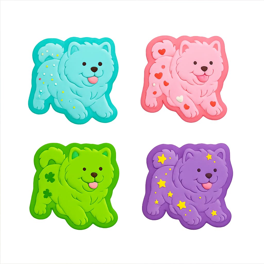Chow Chow Puppy Cookie Cutter & Stamp 4x3.9" for Baking & Fondant Clay Embosser