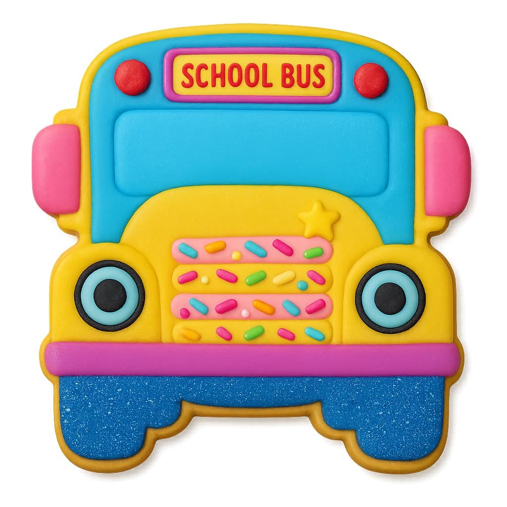 Classic School Bus Cookie Cutter - 4'