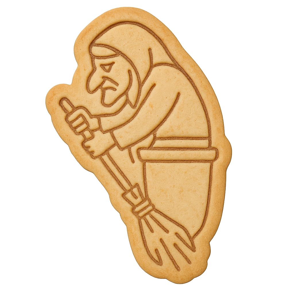 Baba Yaga Witch Cookie Cutter - 4x2.66" Creative Kids Party Design
