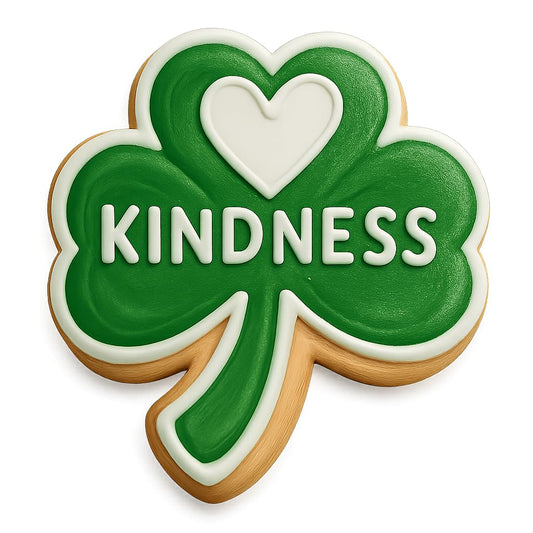 Kindness Clover Cookie Cutter - 4x3.5" Inspirational Kitchen Baking Fun