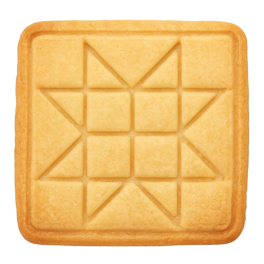 Geometric Quilt Block Cookie Cutter - 4x4" Premium Baking Tool
