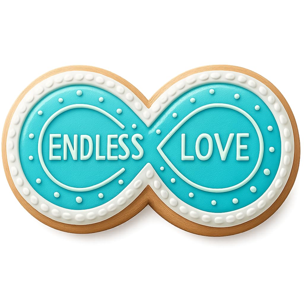 Endless Love Infinity Cookie Cutter - 4x2" Creative Kitchen Baking Tool