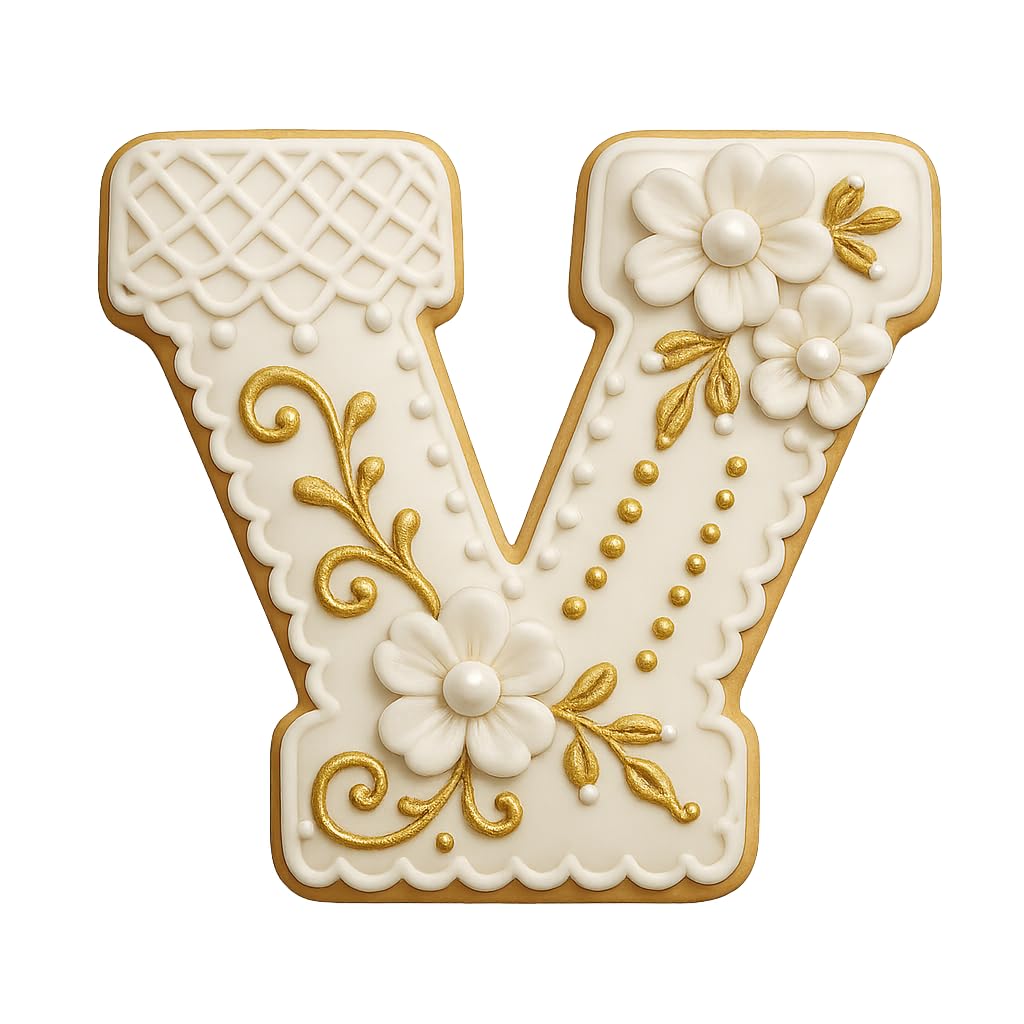 Mighty Gadget 3 inches Varsity Letters Cookie Cutters