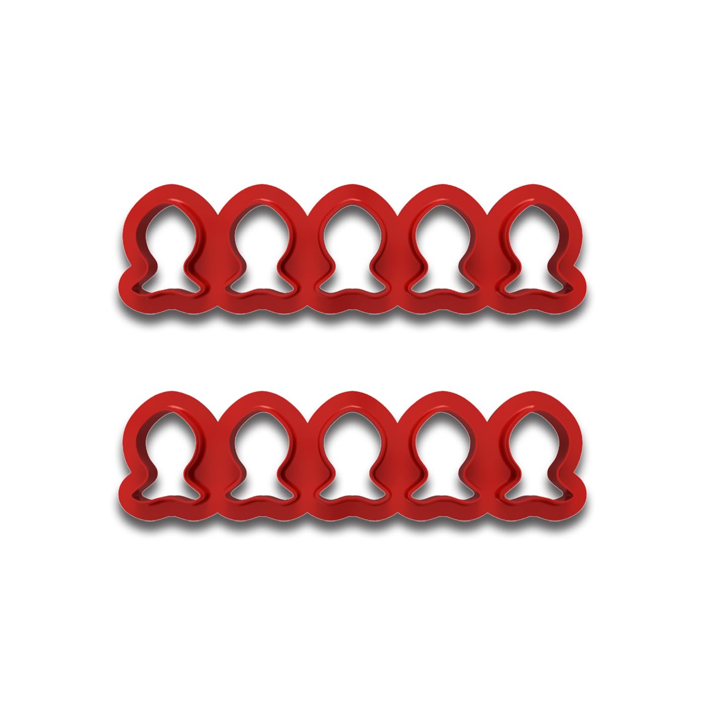 Mini Tiny Goldfish Cracker Cutter and Goldfish Cookie Cutter - 5 x 1 inch goldfish mold (1 or 2 packs)