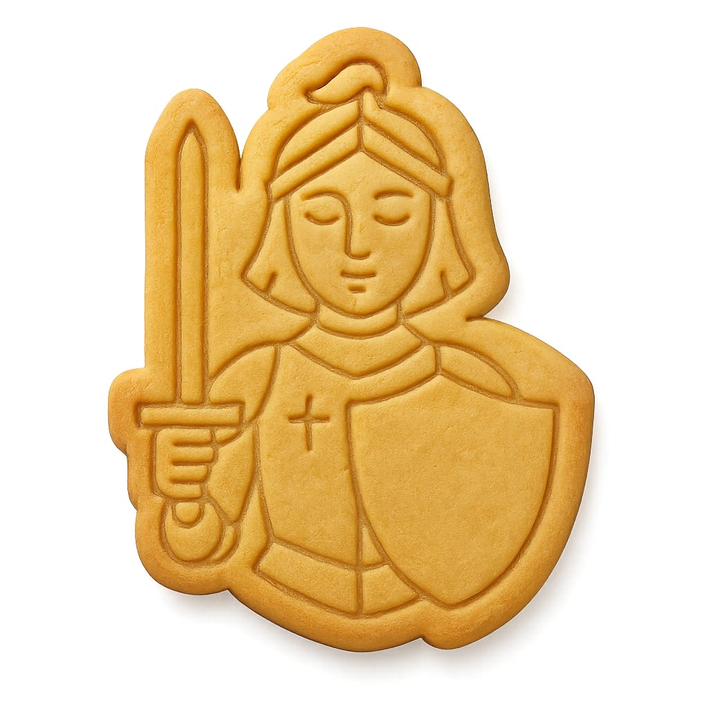 Legendary Joan of Arc Cookie Cutter - 4x3" Premium Quality Set