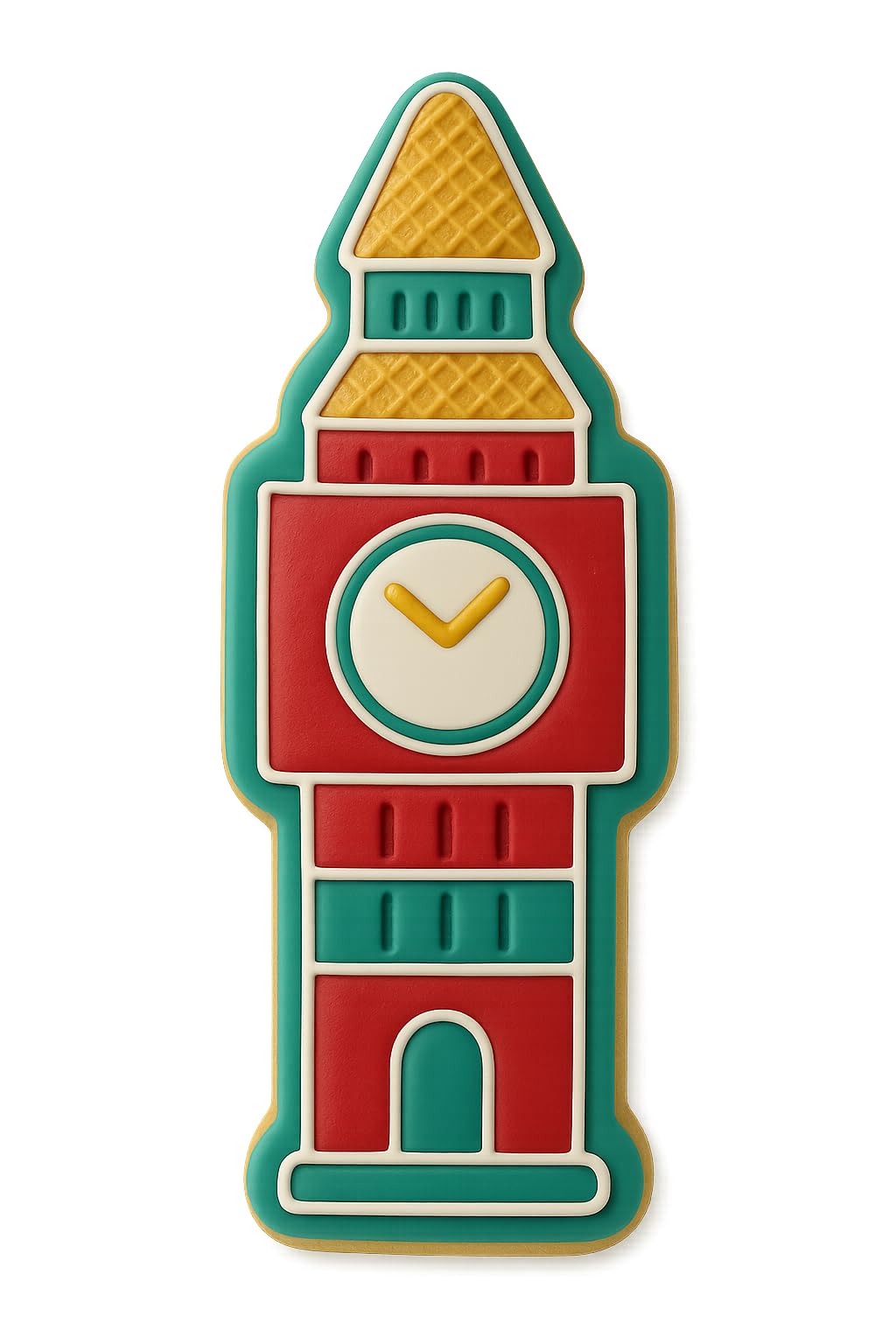 British Big Ben Cookie Cutter - 4x1.3" Professional Kitchen Quality