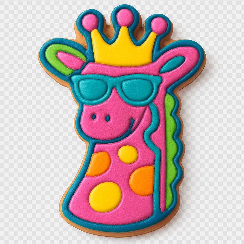 Groovy Giraffe Cookie Cutter 333-2x4" Fun Kitchen Baking Party Tool