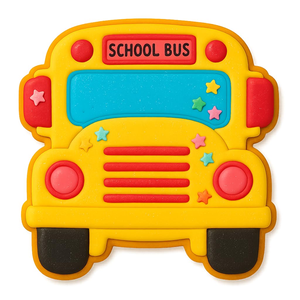 Classic School Bus Cookie Cutter - 4'
