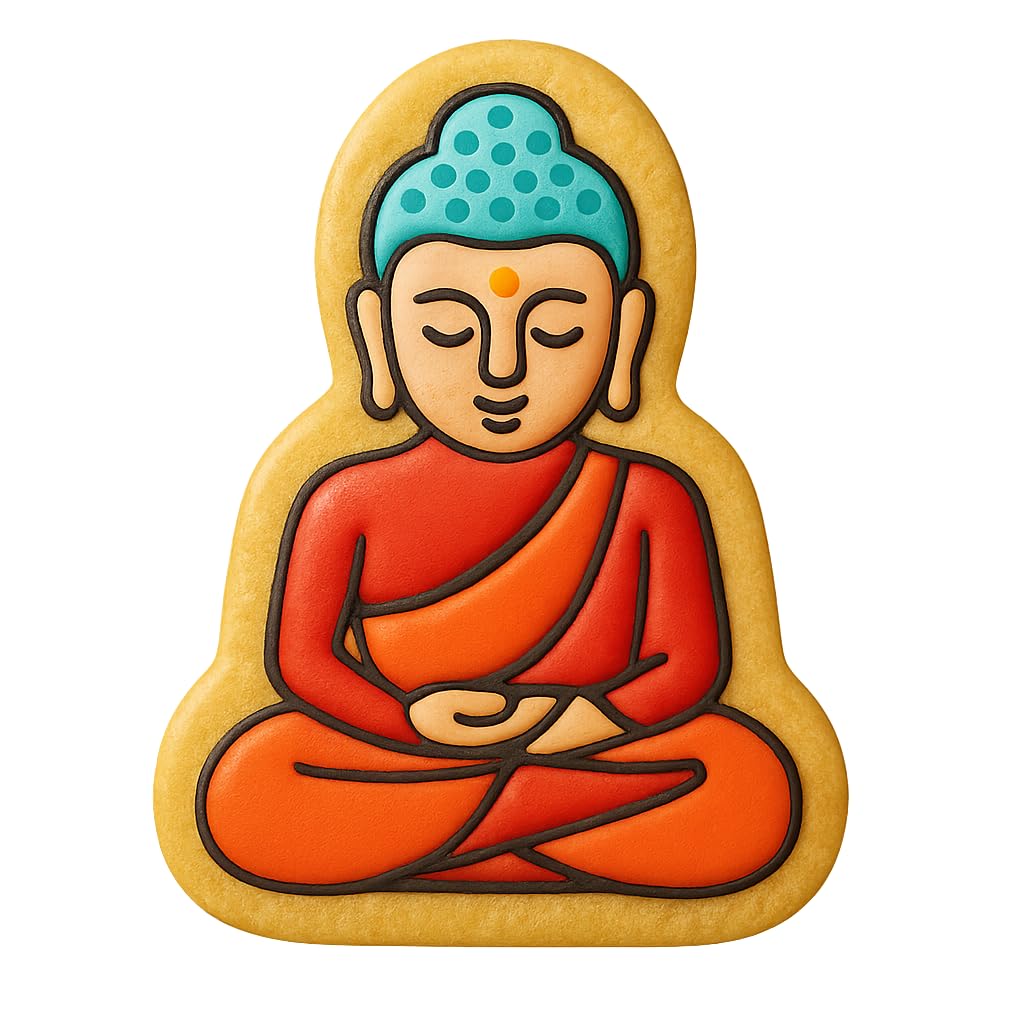 Divine Buddha Cookie Cutter - 4x3" Fun Spiritual Baking Tool