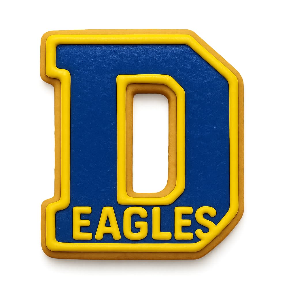 3" Varsity Letter D Cookie Cutter