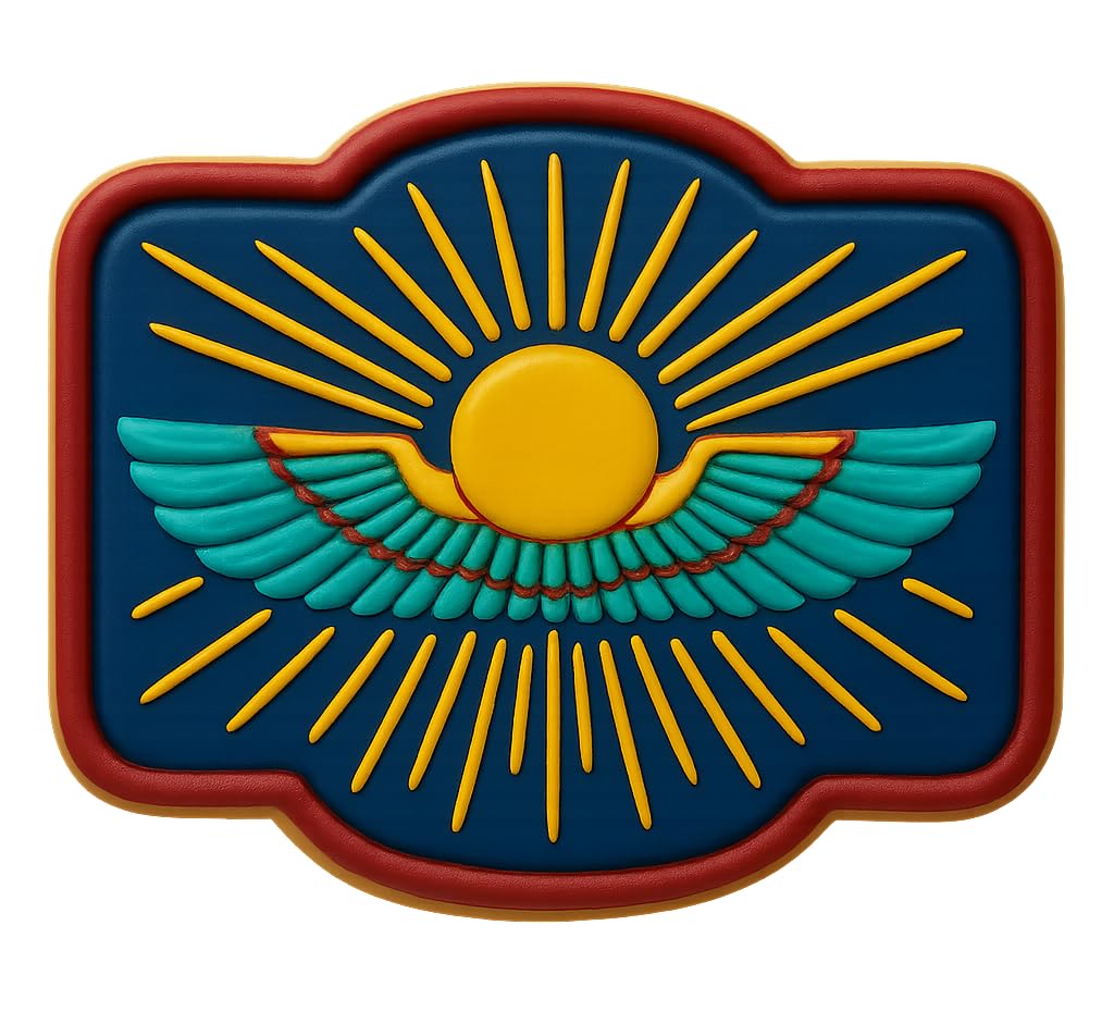 Winged Sun Disk Cookie Cutter - 4x3" Creative Kitchen Design