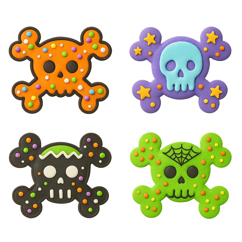 Pirate Crossbone Cookie Cutter - 4x3.37" Party Baking Design