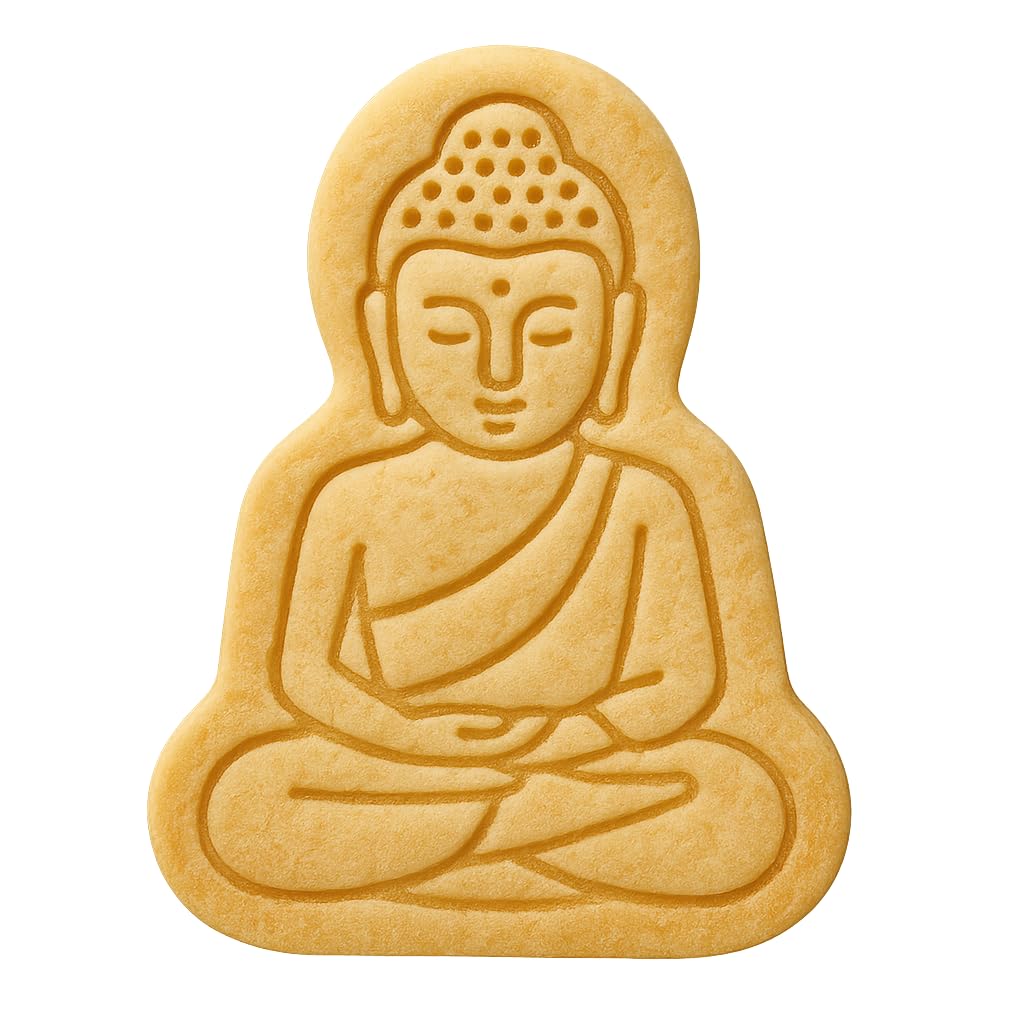 Divine Buddha Cookie Cutter - 4x3" Fun Spiritual Baking Tool