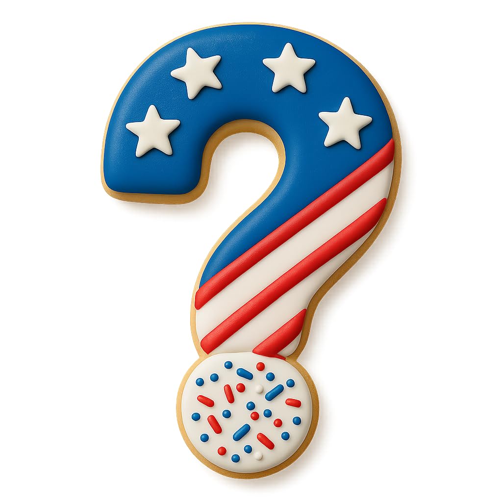 Question Mark Cookie Cutter – 4x2.59" Punctuation Shape for Mystery & Game Night Treats (Random Color)