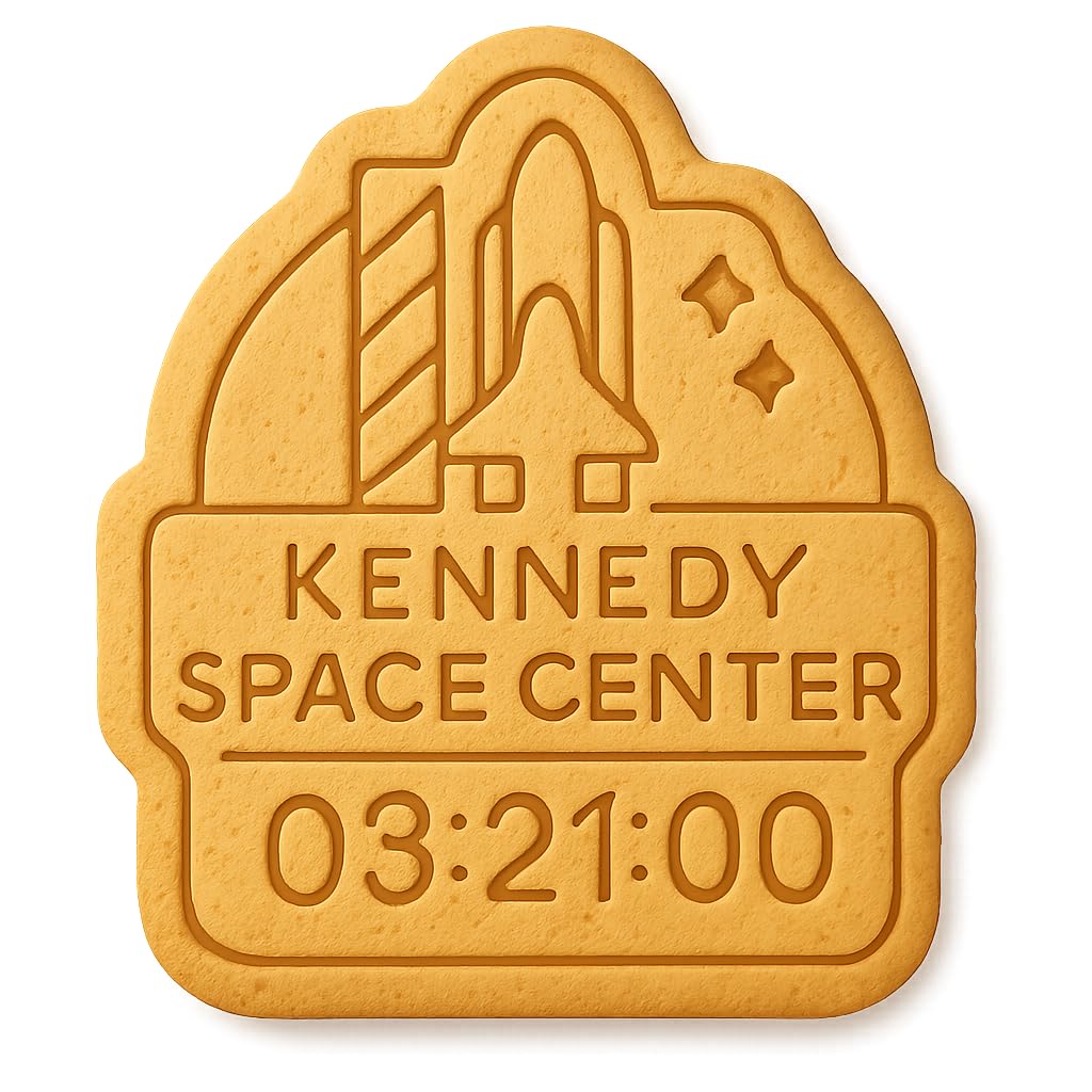 Kennedy Space Center Cookie Cutter - 4x3.5" Fun Baking Tool