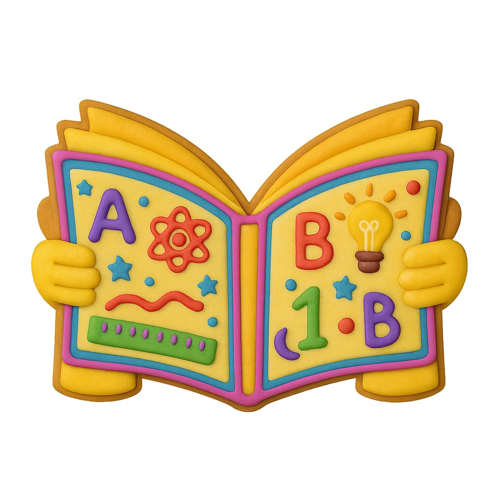 Reading Book Cookie Cutter (4.25x2.9") - Ideal for Book Lovers, Teachers, and Students