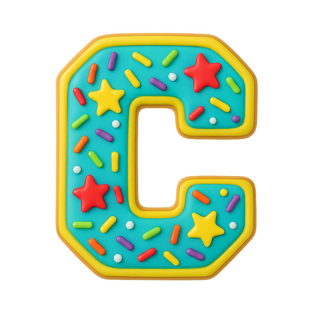 Mighty Gadget 3 inches Varsity Letters Cookie Cutters