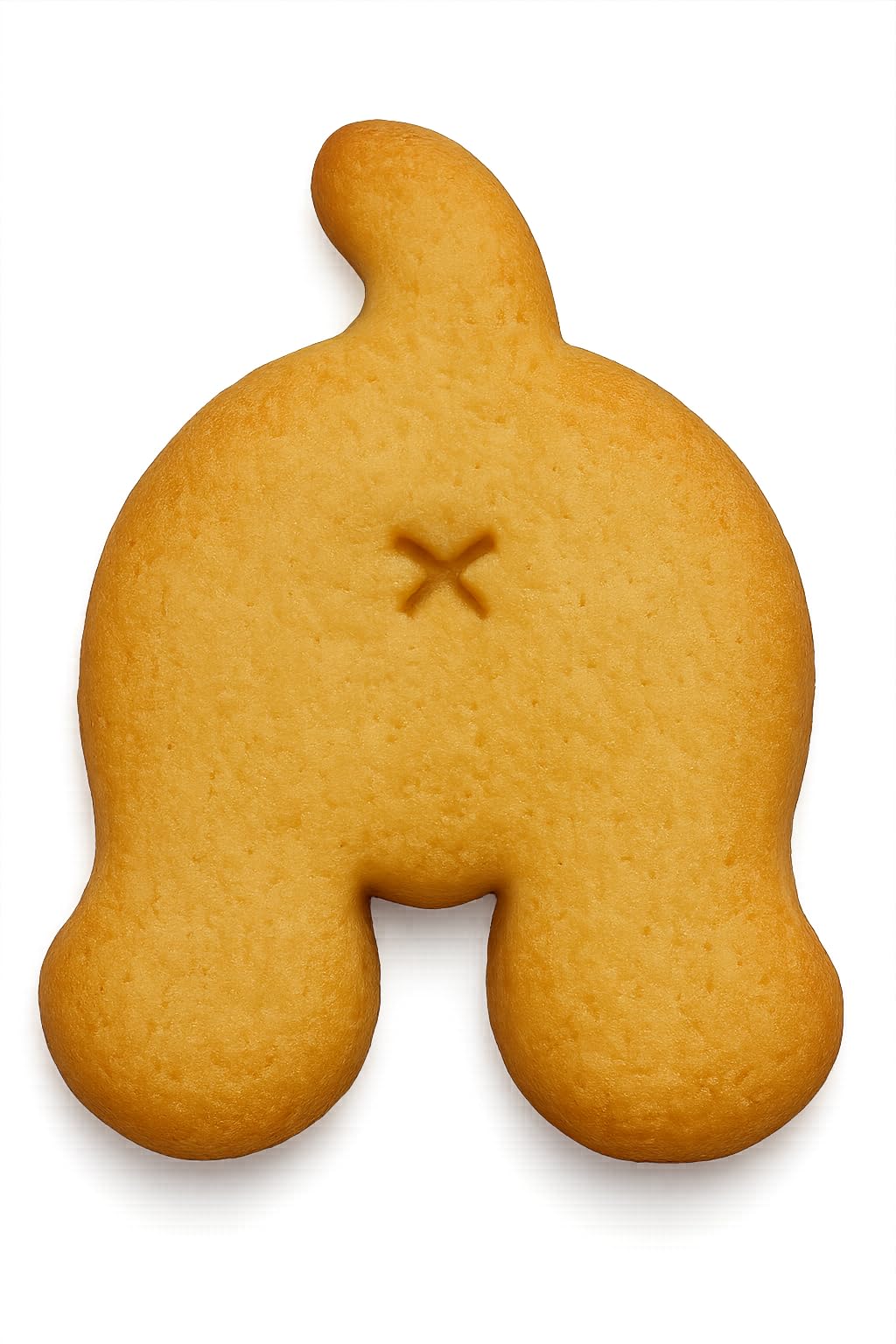 Puppy Dog Butt Hole cookie cutter 3.75x3"