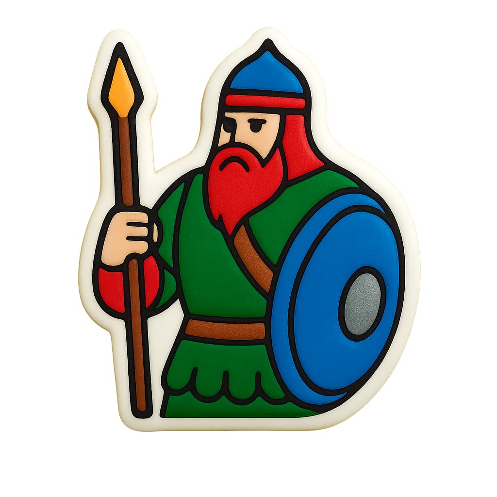Legendary Warrior Rostam Cookie Cutter - 4x3.3" Premium Kitchen Tool