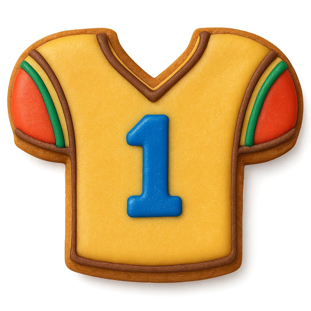 Football Cookie Cutter for Baking & Fondant Clay Gifts Kitchen