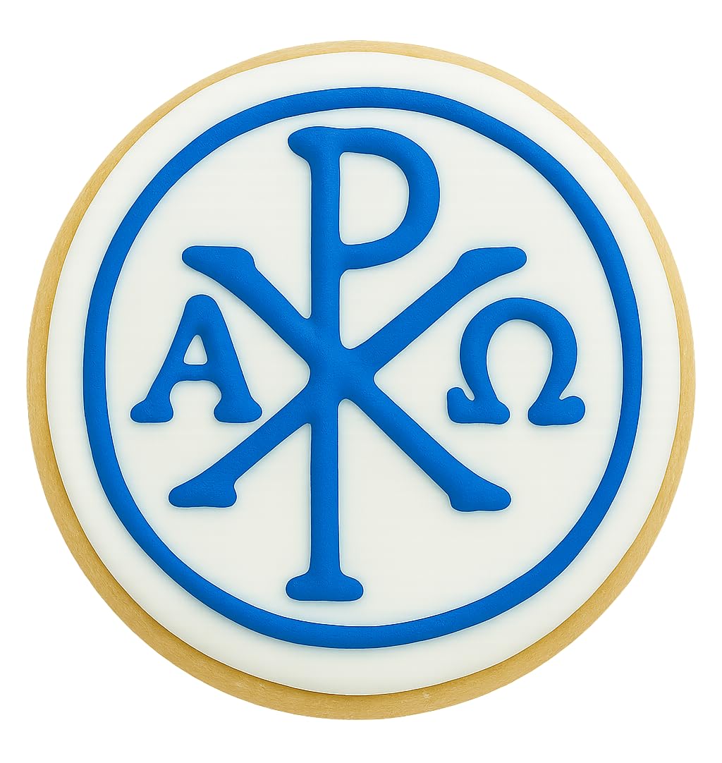 Chi-Rho Symbol Cookie Cutter Style 3 - 4x3.9" Premium Baking Design
