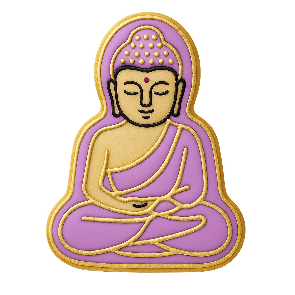 Divine Buddha Cookie Cutter - 4x3" Fun Spiritual Baking Tool