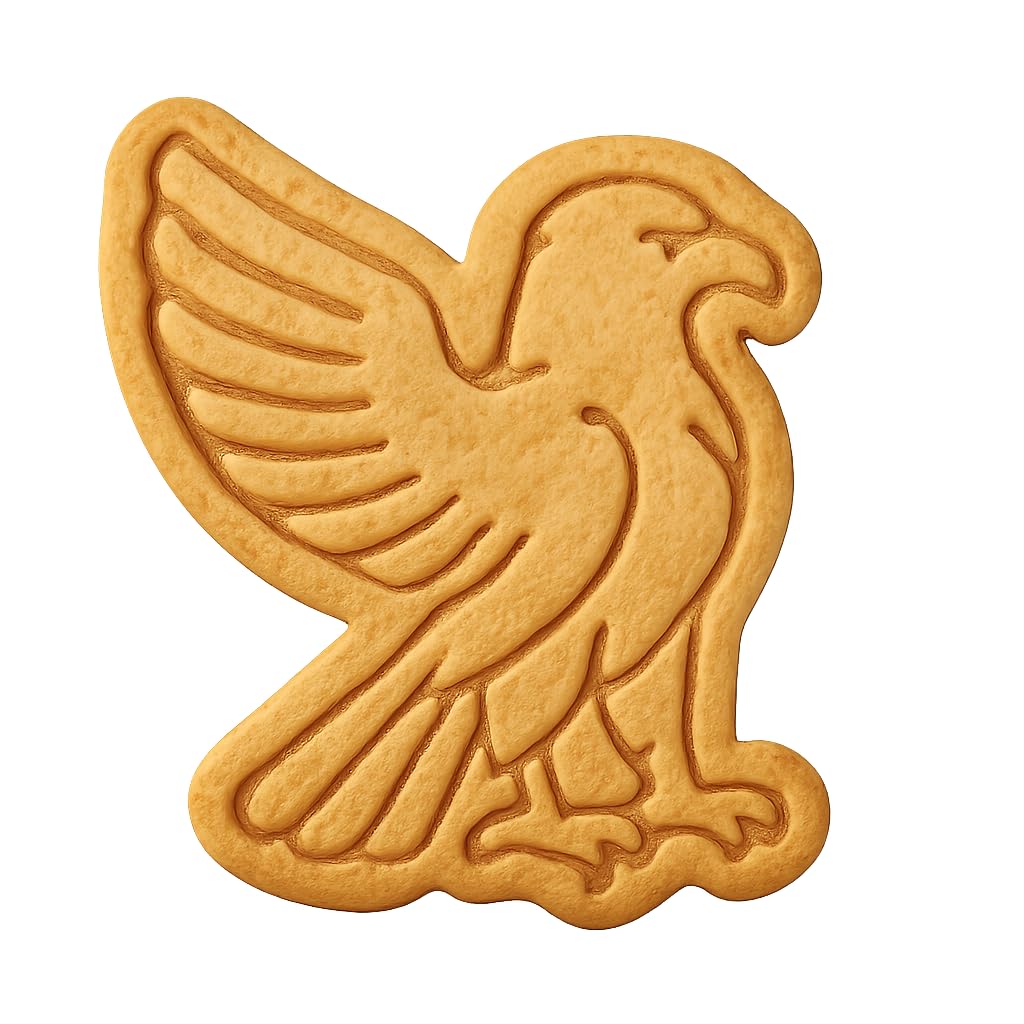 Majestic Eagle 412 Cookie Cutter - 4x3.2" Premium Baking Design