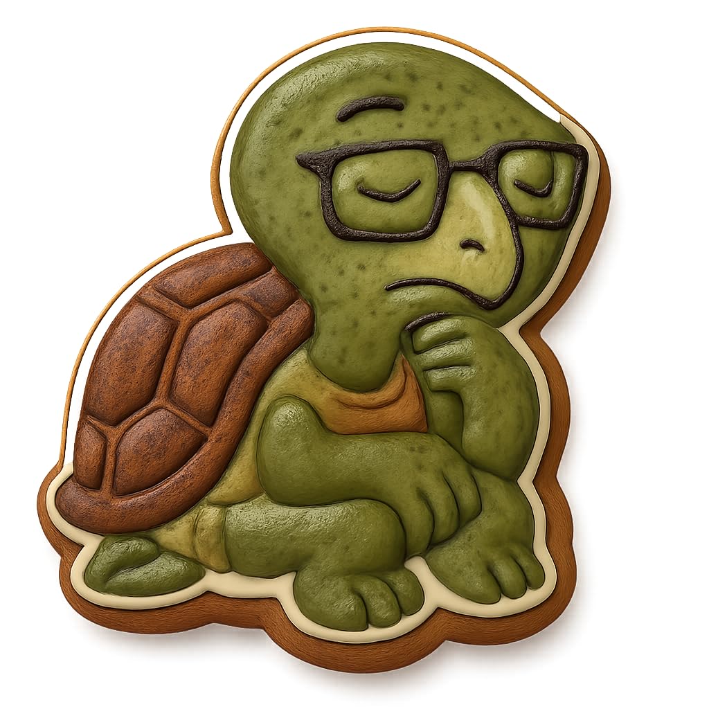 Wise Tortoise Cookie Cutter 4x3.2" Creative Kitchen Baking Tool