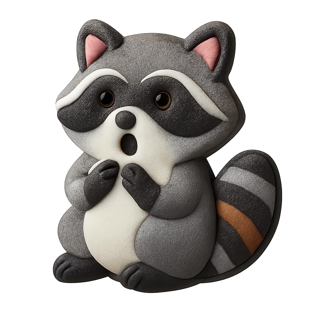 Hungry Raccoon Cookie Cutter - 2.8x4" Fun Kitchen Baking Tool