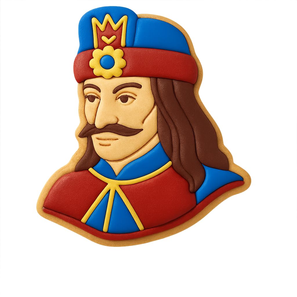 Vlad III Drăculea Cookie Cutter - 4x3.4" Premium Vampire Baking Fun