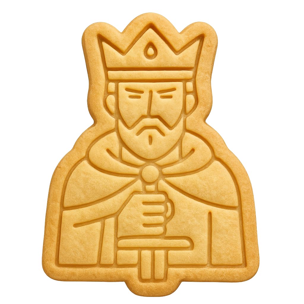 Legendary King Arthur Cookie Cutter - 4x3" Fun Kids Birthday Party Baking