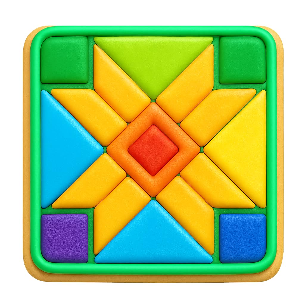 Crafty Quilt Block Cookie Cutter - 4x4" Premium Geometry Baking Tool