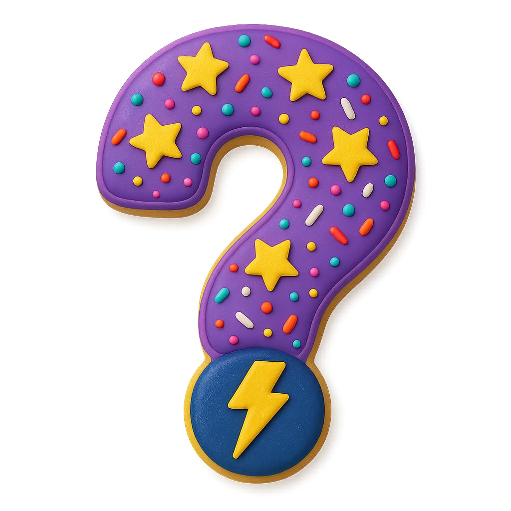 Question Mark Cookie Cutter – 4x2.59" Punctuation Shape for Mystery & Game Night Treats (Random Color)