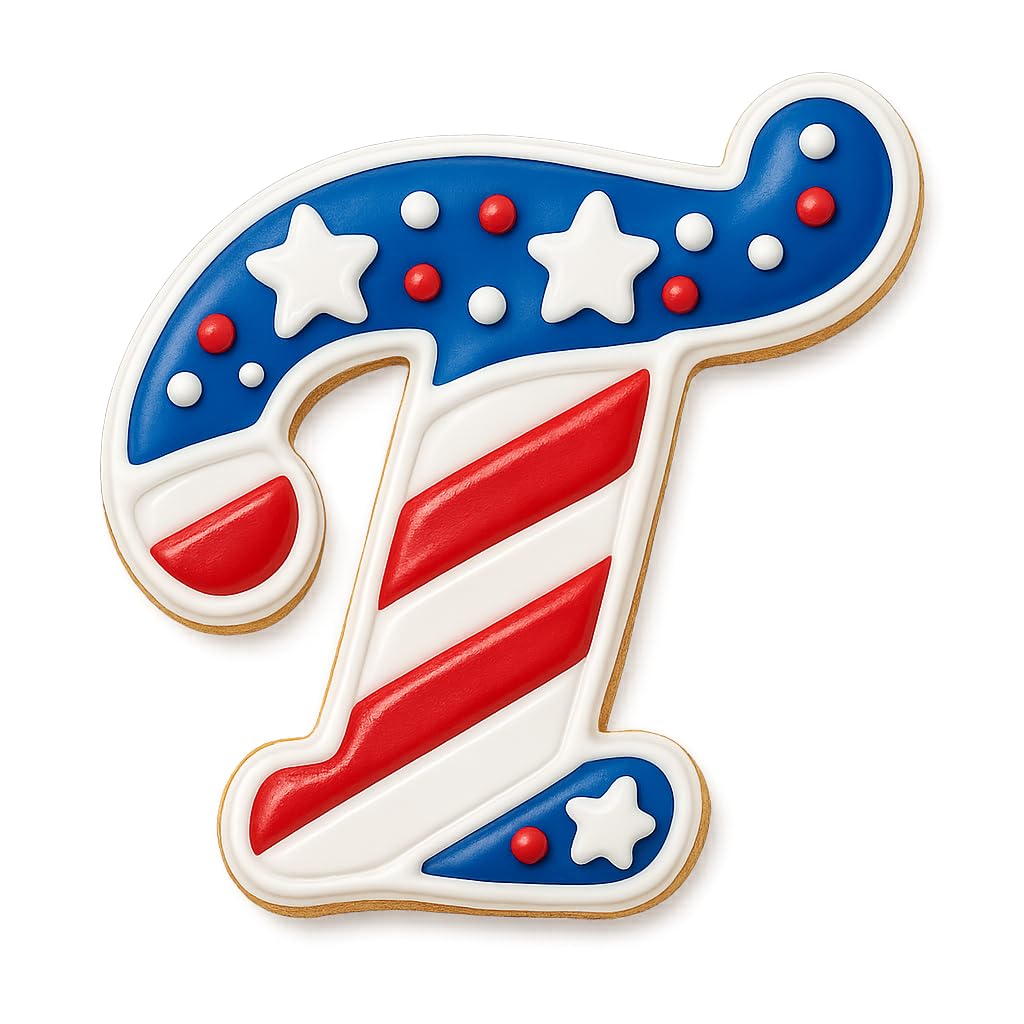 Fancy Cursive Letter Cookie Cutter - 4" Tall Alphabet Baking Mold (Random Color)