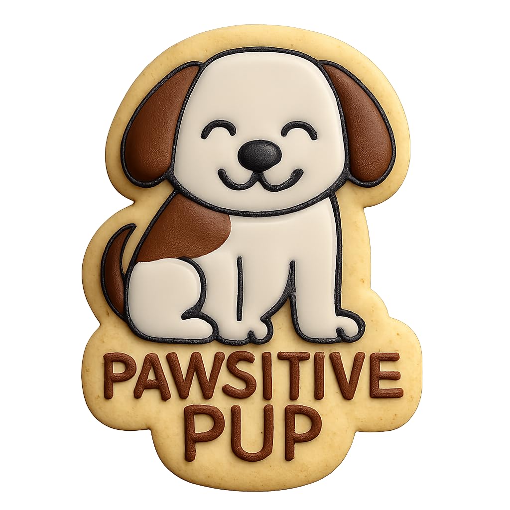 Pawsitive Pup Cookie Cutter - 4x3.2" Fun Kitchen Baking Design