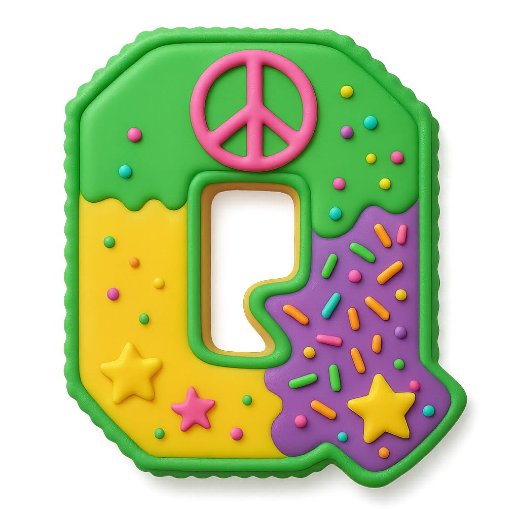Mighty Gadget 3 inches Varsity Letters Cookie Cutters