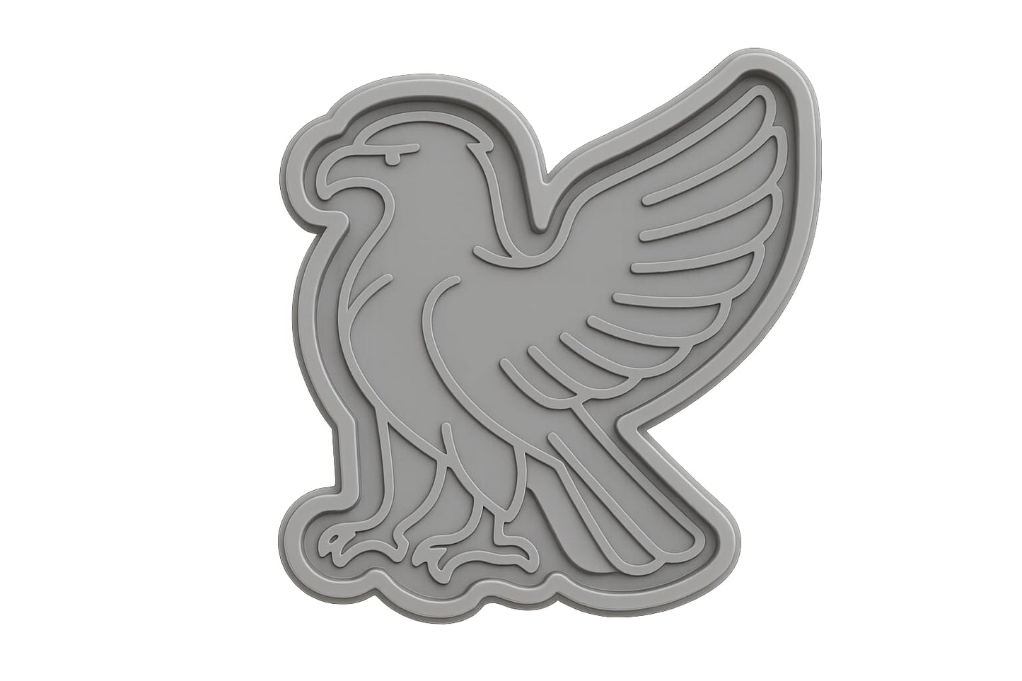 Majestic Eagle 412 Cookie Cutter - 4x3.2" Premium Baking Design